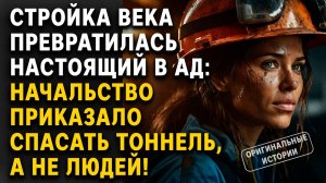 СТРОЙКА века превратилась в ад. НАЧАЛЬСТВО приказало спасать ТОННЕЛЬ. Слушать аудиорассказ