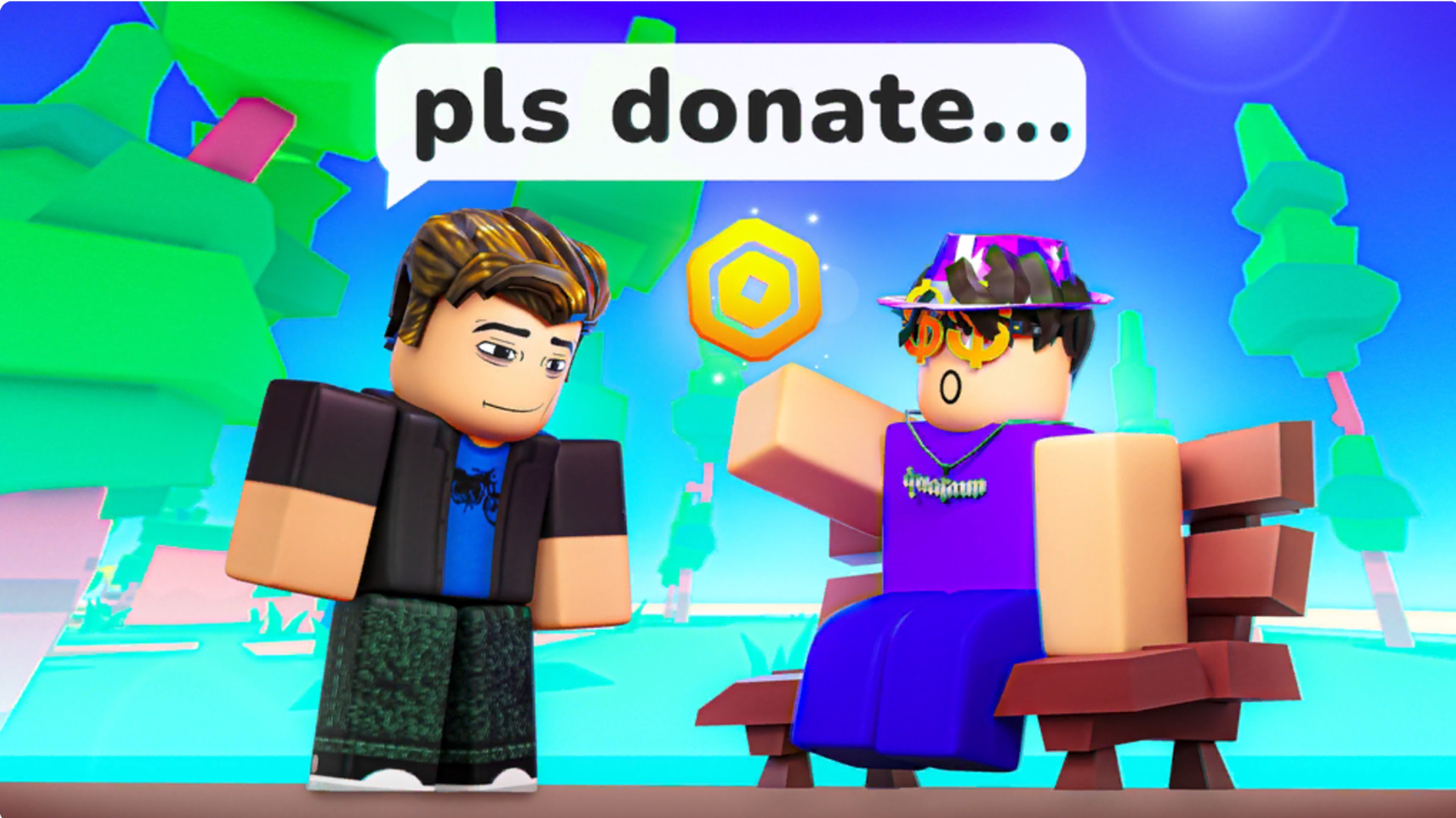 Как сделать Донат в игре Pls Donate!