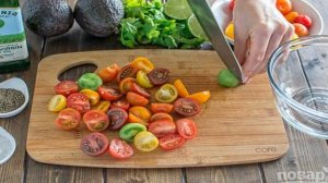 Салат из авокадо с лаймом