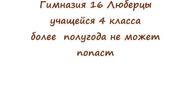 ГИМНАЗИЯ 16 г Люберцы