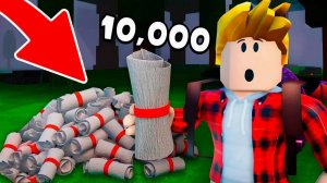 😱 Я Собрал 10.000 БАНДАЖЕЙ в 99 Nights in the Forest в Роблокс