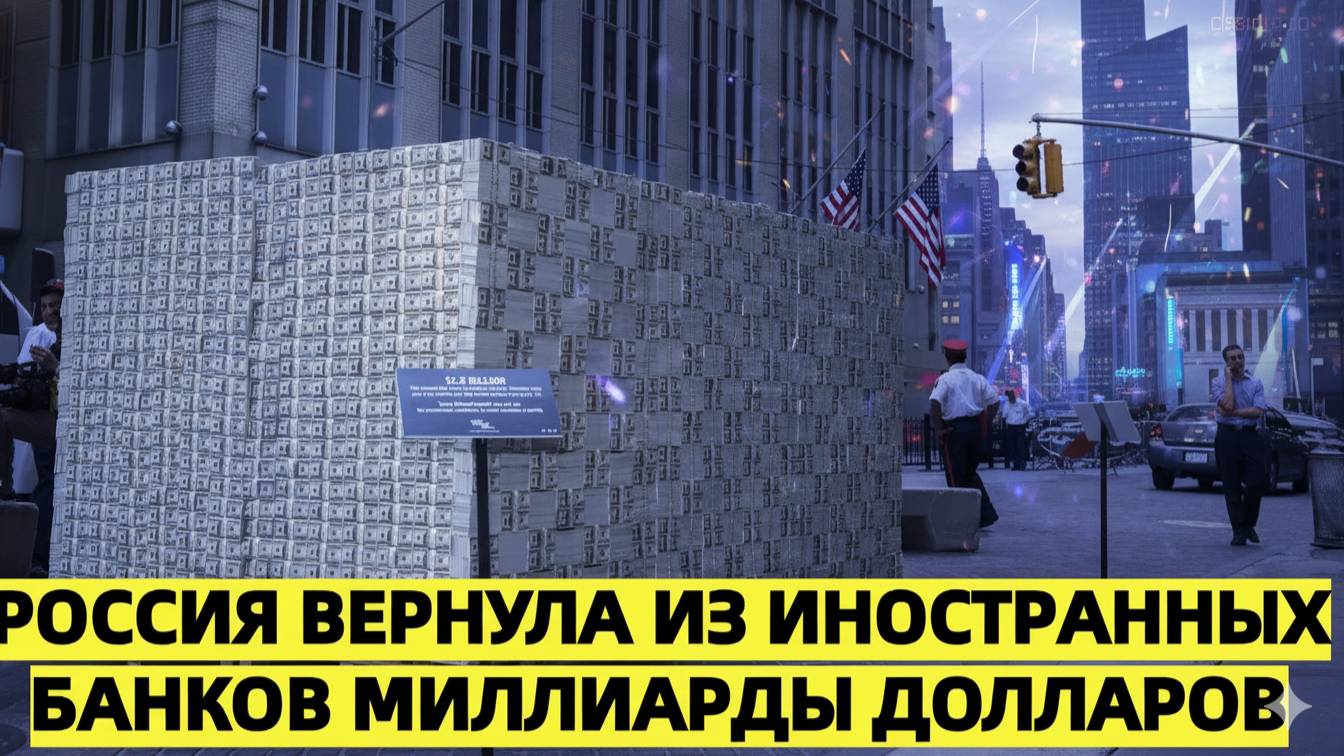 Россия вернула из иностранных банков миллиарды долларов
