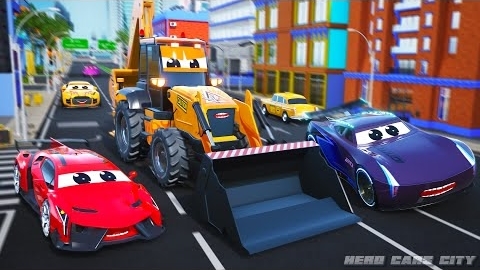 JCB против 2 машин-мошенников 🚜 Эпическая гонка - Кто победит?