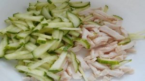 Салат с сыром сулугуни