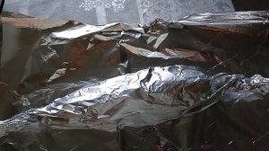 Скумбрия на мангале в фольге.