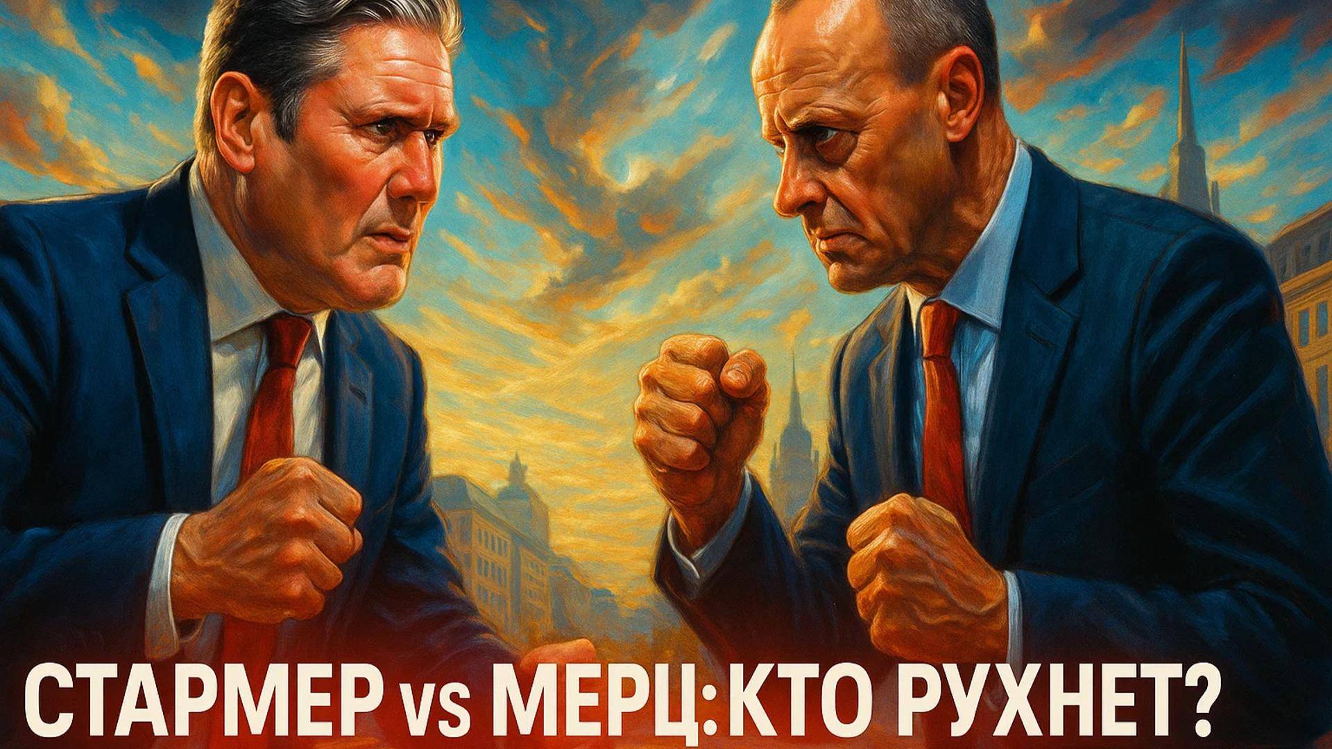 🎭 Стармер против Мерца: Один устоял, другой рухнул. Кто следующий?