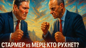 🎭 Стармер против Мерца: Один устоял, другой рухнул. Кто следующий?