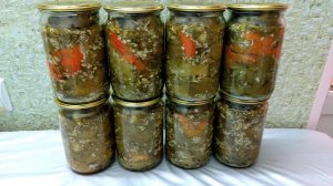 ОСТРЫЙ ПЕРЕЦ С ЧЕСНОКОМ И ЗЕЛЕНЬЮ НА ЗИМУ!👍😋🌶🌶🌶