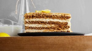 Торт из печенья без выпечки