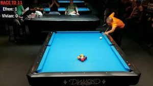 Эфрен Рейес(68 лет) против Вивиан(чемпионка мира №1)