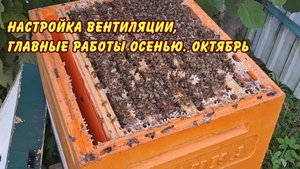 настройка вентиляции, главные работы осенью. октябрь