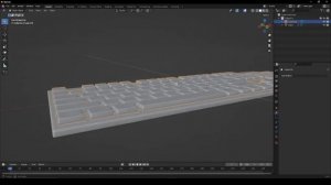 Клавиатура в Blender за минуту 11