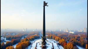 Золотая осень на Воробьёвых горах (с субтитрами)