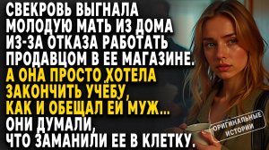 СВЕКРОВЬ выгнала из дому МОЛОДУЮ МАТЬ за отказ работать ПРОДАВЦОМ. Слушать аудиорассказЧитайте в Д
