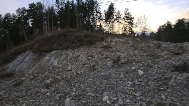 Нашли в Сибирском лесу разрытую гору