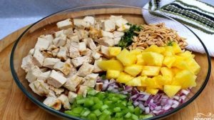 Салат Новогодний из курицы