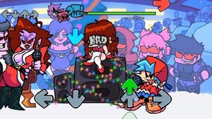 фнф 3неделя-6неделя и бесявые чувачки на машиах! папочка и мамка ОТ VR TV.