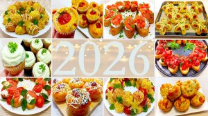 🔝10 Супер Закусок для Праздничного Стола! Легкие и Вкусные Рецепты!