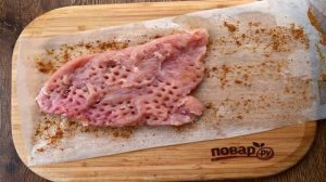 Пряный картофельный салат с курицей