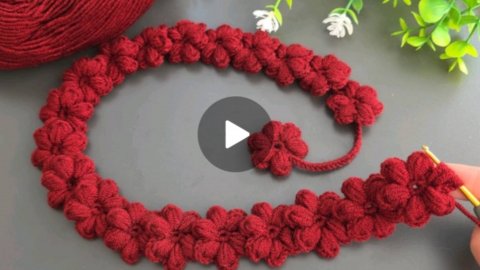 Лента крючком #вязаниекрючком #всевжизнисвязано