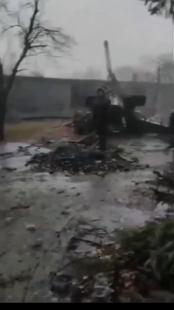 Эпичный залп по xoxлам от наших артиллеристов. смотреть онлайн