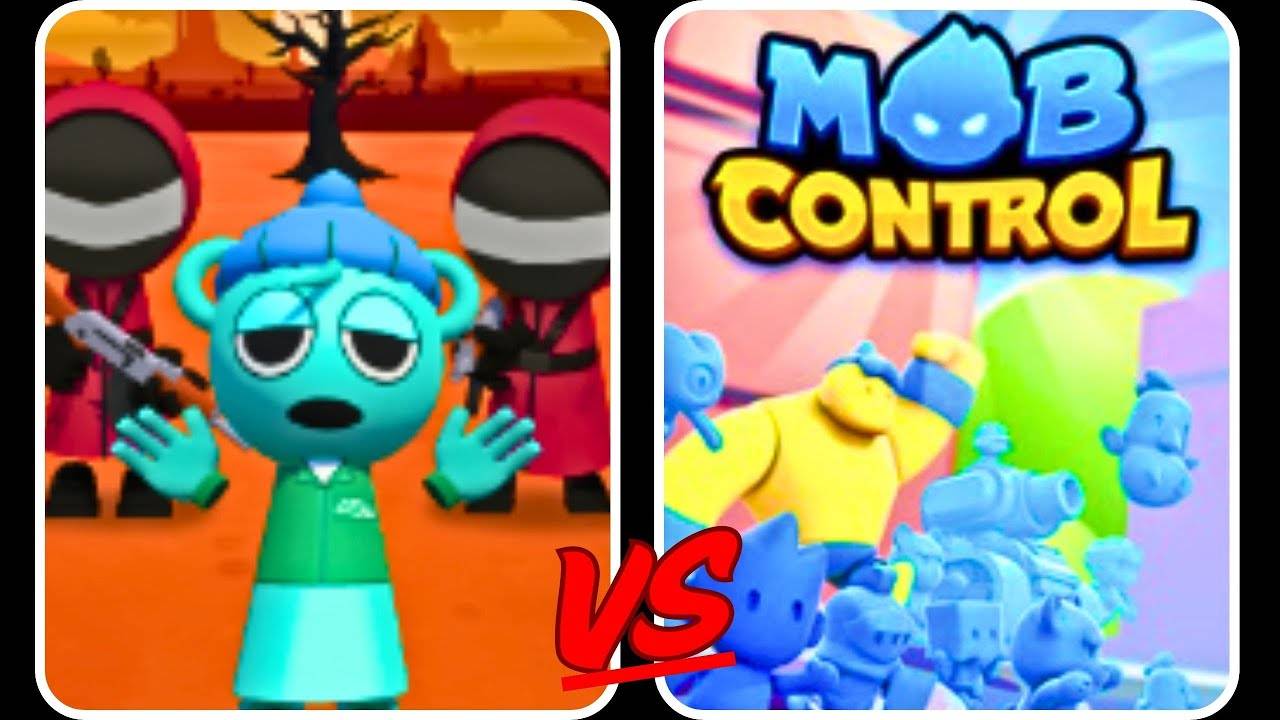🌈SPRUNKI Beatbox Survival Mini Games Vs Mob Control