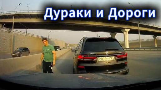 Типичные дураки на дорогих машинах, которые чудят на дороге и подставляют других водителей. ДТП
