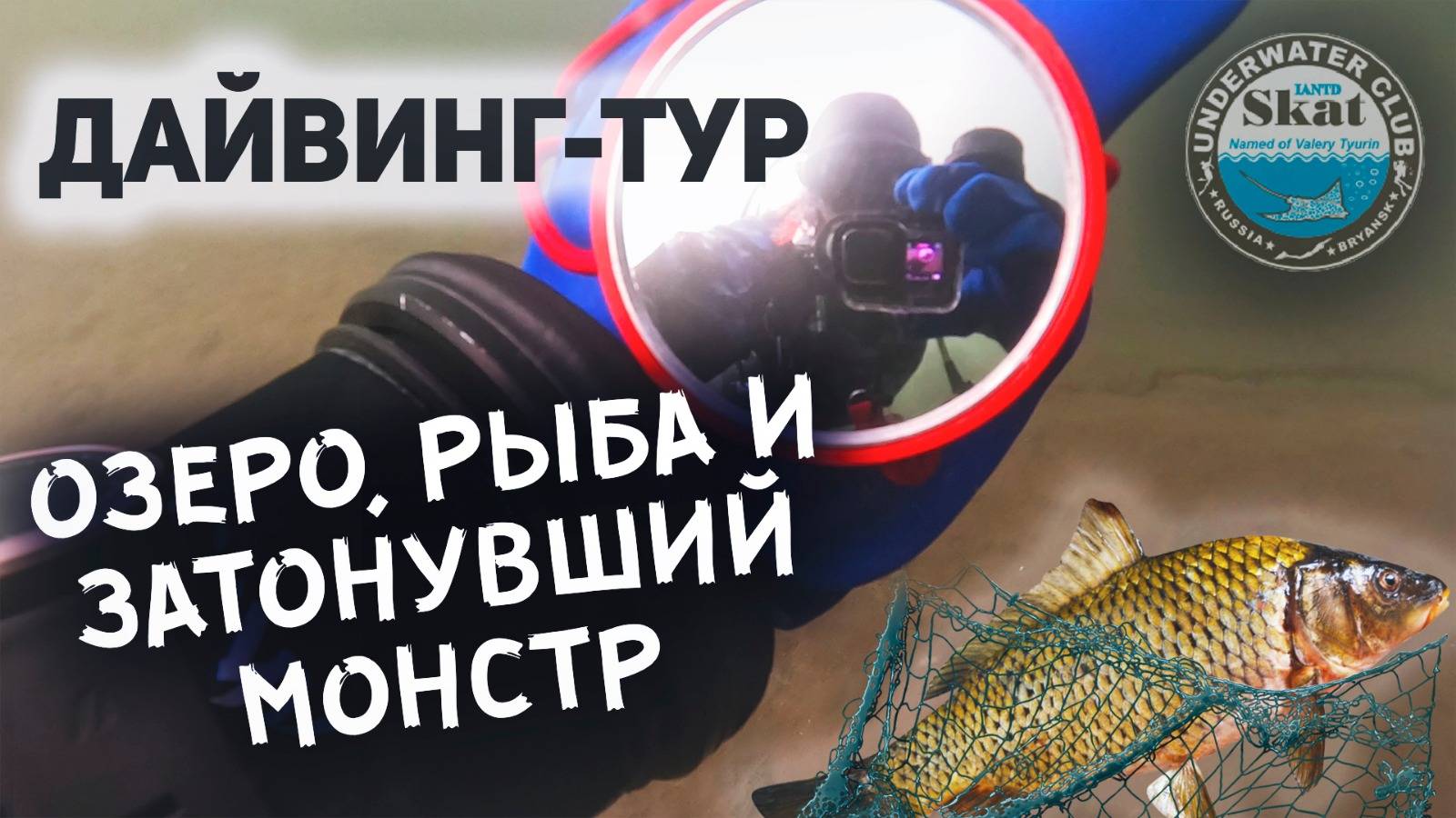 Дайвинг и спасение: встреча с карпом