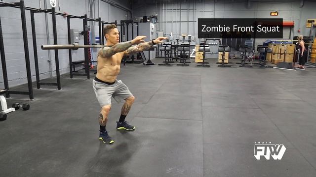 Зомби приседание / Zombie Front Squat