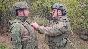 Награждение военнослужащих ГрВ «Днепр»