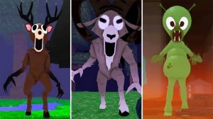 99 ночах в лесу - БАРАН против ОЛЕНЯ и ИНОПЛАНЕТЯНИНА. Cutscenes + Jumpscares