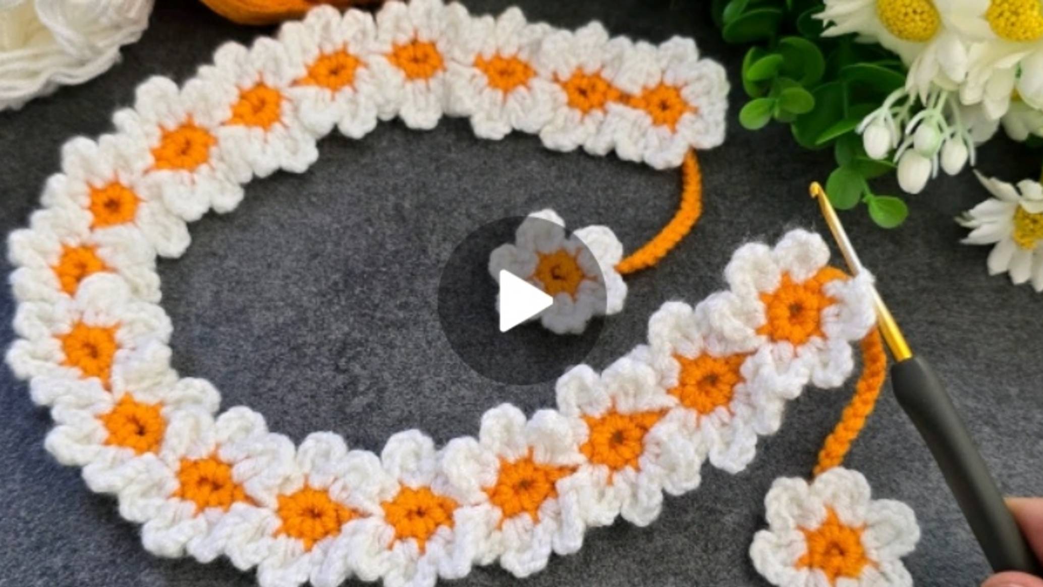 Лента крючком #вязаниекрючком #всевжизнисвязано