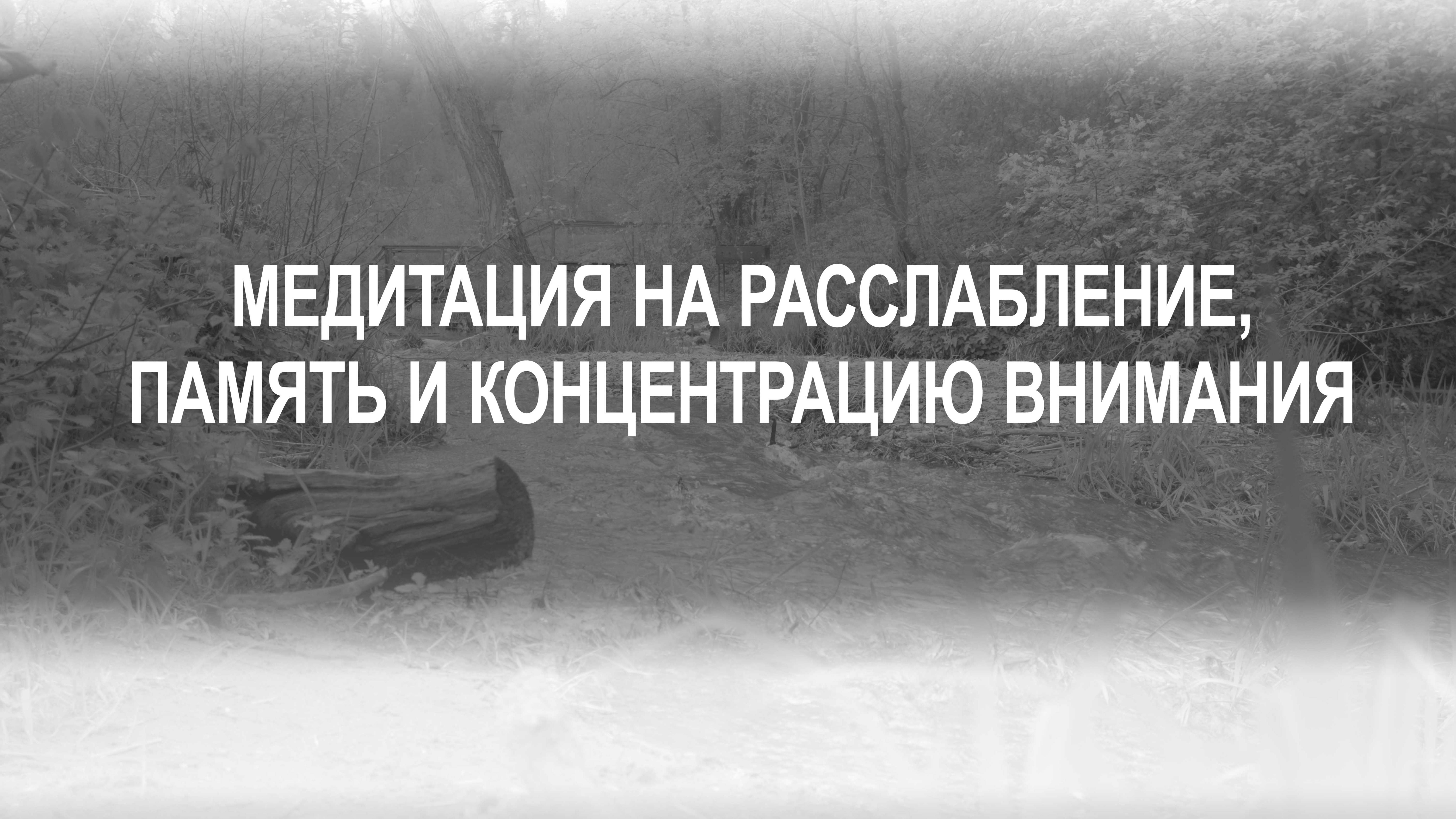 Медитация на расслабление, восстановление сил и энергии и улучшение концентрации внимания