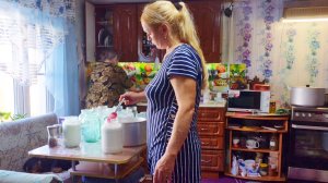 Вещаю из деревни,Превратила молоко в сыр,кое что придумала но им не понравится