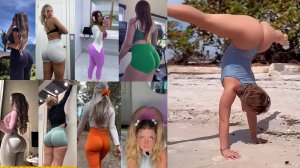 Ass compilation - Big bank tiktok challenge ❤️ClipchampGirls 2025