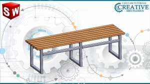 Сварные конструкции в Solidworks. Лавка в Solidworks
