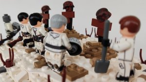 Lego WW2. Кто к нам с мечом придёт, тот от меча и погибнет!