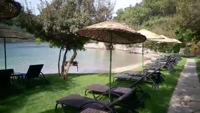 Обзор отеля Manaspark Oludeniz, Турция 2 часть - зона отдыха, пляж 