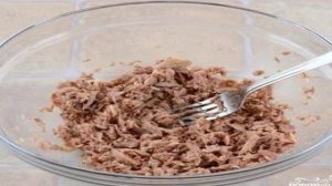 Салат с тунцом и огурцом