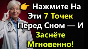 Нажимайте На Эти 7 Точек Перед Сном, Чтобы Быстро Заснуть И Природно Спать Всю Ночь