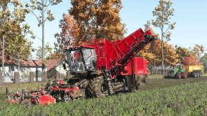 Farming Simulator 25 Уборка сахарной свеклы AgriFac LightTraxx, FENDT 939