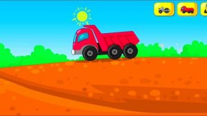 Мультфильм игровой для малышей про Транспорт/ Мультик про Трактор и Грузовик/ Видео для детей