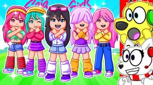 МЫ ВСТРЕТИЛИ ДЕВОЧЕК SAJA.. ROBLOX 👧😱
