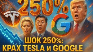💥 Шок для Трампа: Как 250% тарифы ЕС и Китая могут уничтожить Tesla и Google