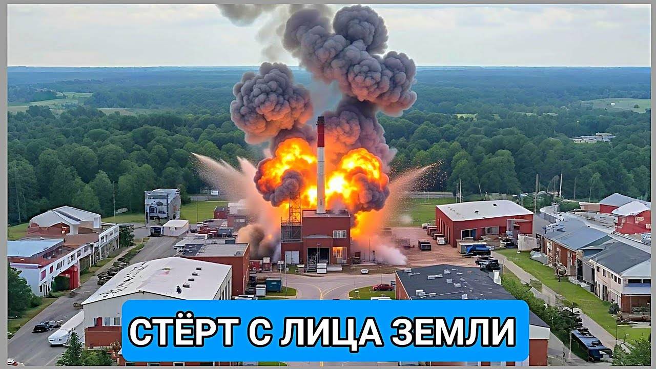 Военный завод,взорвавшийся в США,производил заряды и мины для ВСУ.