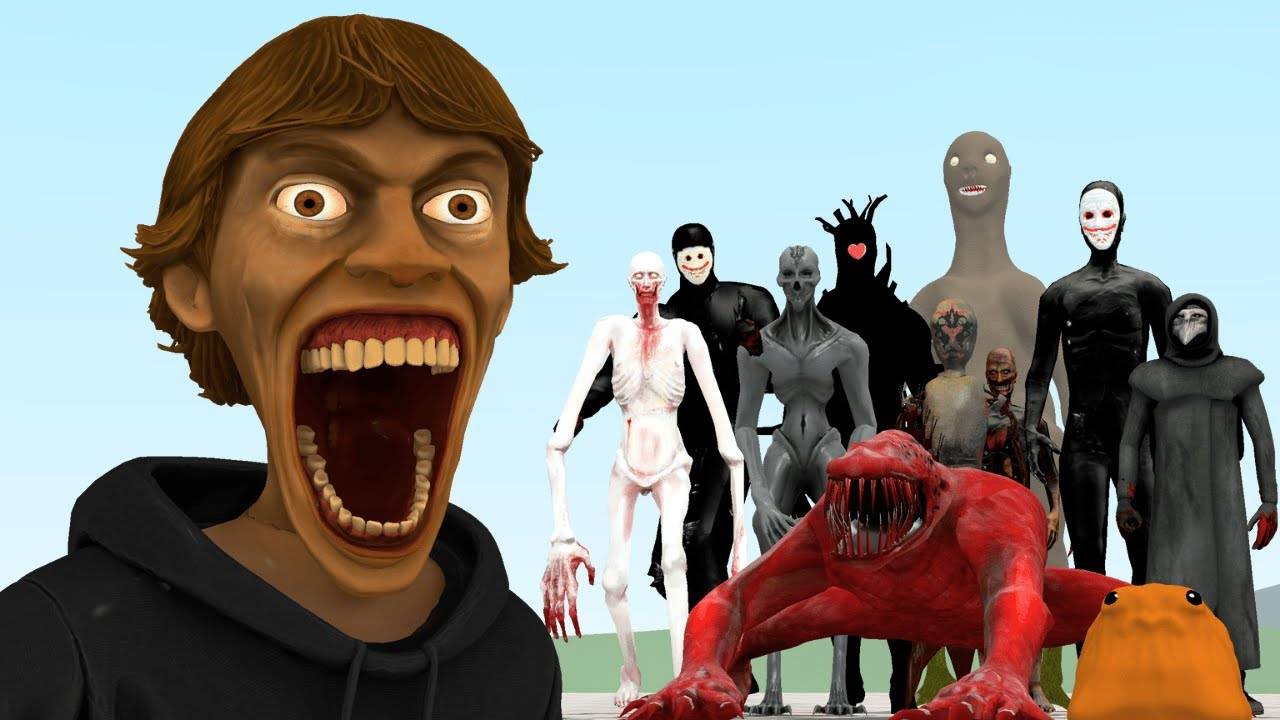 Я нашел нового Scp-067 против всех Scp-монстров в Garry's Mod