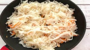 Пшенная каша с квашеной капустой