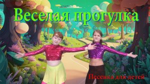 Веселая прогулка. Песенка для детей про животных.