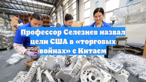 Профессор Селезнев назвал цели США в «торговых войнах» с Китаем