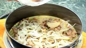 Салат Новогодняя ночь с селедкой